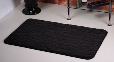 Коврик для ванной Fixsen Grampus 50х80см, черный (GR-3204L)