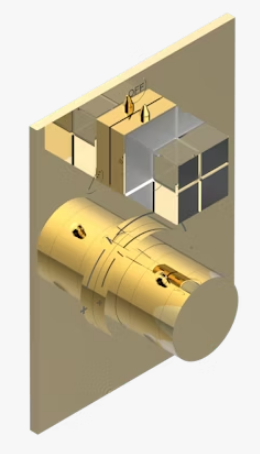 Смеситель для душа THG Soho 2023 цвет-золотистый PVD G7K H52 5500BE