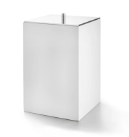 Урна 3SC BeMood с крышкой шгв 200*200*320 цвет-белый хром BEMW64ASL