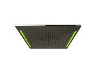 Накладная панель Gessi Colour с подсветкой шгв 500*500*12 цвет-Black Metal Brushed PVD 57977/707