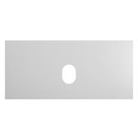 Столешница из керамогранита без отверстия под смеситель 1016x468 KEP-100-BO-W0 Bianco Opaco