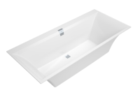 Ванна Villeroy&Boch Squaro Edge 12 Duo шгв 1800*800*450 CeramicPlus цвет-камень белый (Stone White) UBQ180SQE2DV-RW