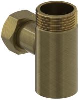 Уголок Сунержа со спускным клапаном присоединительный размер-НР G 1" / НГ G 3/4" цвет-бронза состаренная 05-1511-0134