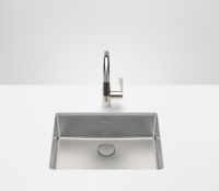 Мойка Dornbracht шгв 590*440*196 отверстия для смесителя-отсутствуют цвет-сталь 38.550.004.86