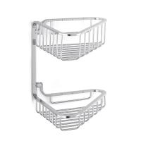 Полка-решетка Bertocci Complements двойная для душа шгв 200*200*250 цвет-хром 104 0161 0000