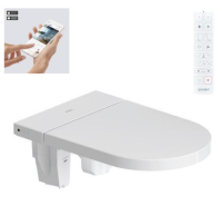 Сиденье для унитаза с функцией биде Duravit SensoWash® Starck F Plus HygieneGlaze шг 378*573 цвет-белый 612000012002320