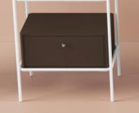 Ящик деревянный выдвижной Artceram Fuori scala 50,6х35,5хh22 см для металлической консоли цвет moka ACM039 56