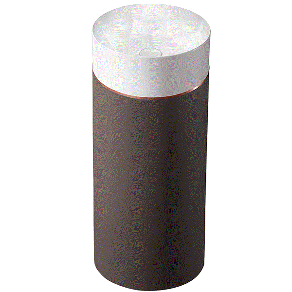 Раковина Villeroy&Boch Octagon шгв 400*400*150 цвет-Mocha Leather 417000PQ