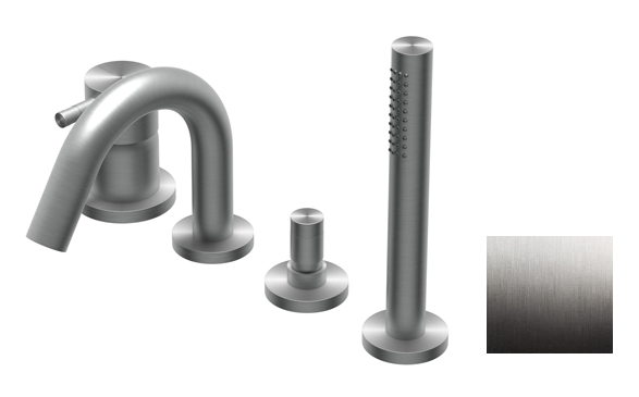 Смеситель для ванны и душа Ritmonio Diametro35 цвет-хром брашированный (Brushed Chrome) E0BA0432S/PIX