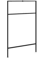 Структура Scarabeo Picture шгв 980*70*1620 для тумбы и зеркала цвет-черный матовый 3041 NROP