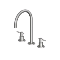 Смеситель для раковины Zucchetti Helm цвет-золото брашированное/шлифованное PVD (Brushed Gold PVD) ZHL516.XP41