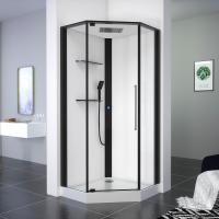 Душевая кабина пятиугольная Black&White G8036