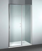 Дверь VismaraVetro Linea шв 1159*1950 петли-справа Matt Gun цвет стекла-прозрачный TPA LL2043911591950DT