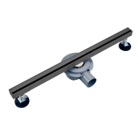 Душевой трап 90 см WONZON & WOGHAND, Темный графит (WW-65409M-GM)