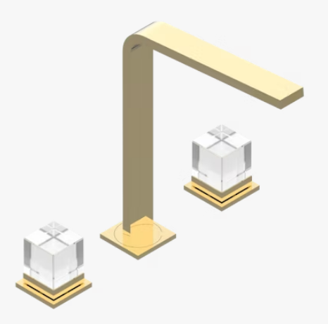 Смеситель для раковины THG Soho 2023 цвет-золотистый PVD G7K H52 151