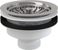 Выпускной комплект для мойки Alcadrain 6/4 с нержавеющей решеткой d115 (A37)