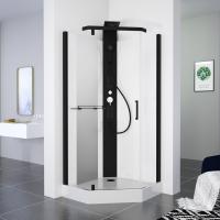 Душевая кабина пятиугольная Black&White G8705