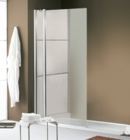 Шторка на ванну Huppe Design шв 1000*1600 петли-слева цвет фурнитуры-блестящее серебро цвет стекла-прозрачный 21H417 1000 92 7000 1000*1600