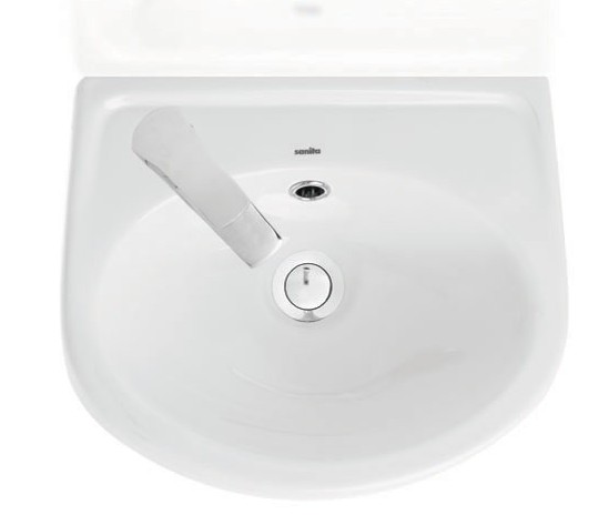 Мини - раковина Sanita 36, белая (LDASAWB01)