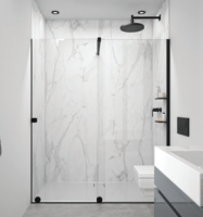 Дверь Huppe Xtensa шв 1340*2000 правосторонняя серебристый глянцевый цвет стекла-серый Anti-Plaque 21HQ4R 1500 92 R500 1340*2000