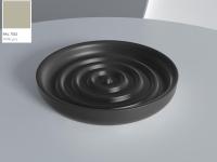 Мыльница Salini Gocce шгв 120*120*20 цвет-RAL 7032 (ст.арт. 1902201RF RAL7032) 1902201F RAL7032