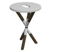 Консоль Scarabeo Cross шгв 520*520*760 цвет-темное дерево Dark wooden finish Musk 2502 99/63