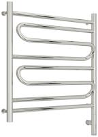 Полотенцесушитель Сунержа Элегия 3.0 электрический ширина мм-632 глубина мм-120 высота мм-724 межосевое расстояние-600 перемычка-выгнутая нагревательный элемент-ТЭН подключение-нижнее справа электрокомплект-МЭМ мощность Вт-300 материал-нержавеющая сталь н