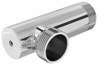 Уголок Сунержа с клапаном переходной присоединительный размер-НР G 1" / НР G 1" цвет-тёмный титан муар 15-1523-1010