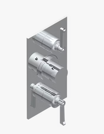 Смеситель для душа THG Hamptons with lever handles на 2 потребителя цвет-бронза G4S D01 5400BE