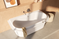 Ванна Duravit Vitrium шгв 1850*950*610 цвет-White Satin Matt 700703320000000