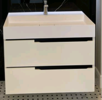 Тумба под раковину Oasis Profilo шгв 850*510*540 цвет-Avorio Opaco 0PF1450851S M513