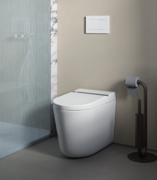 Унитаз-биде Artceram Hype напольный шгв 380*590*420 Saniglaze цвет-белый матовый KHYV002 05 00