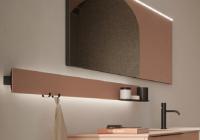 Штанга с декоративной планкой ARBI Reed шгв 1500*66*122 с подсветкой цвет-черный Tan Pink матовый V695 Nero 900D3 LED