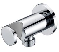 Шланговое подсоединение Splendy круглый отражатель с держателем цвет-черный матовый AA215YRLBM