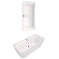 Ванна Villeroy&Boch Squaro Edge 12 шгв 1800*800*450 цвет-белый UBQ180SQE9T2V-01
