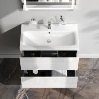 AM.PM M90FHX07522WG GEM, База под раковину, подвесная, 75 см, 2 ящика push-to-open, цвет: белый, глянец