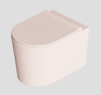 Унитаз Alice Form подвесной шгв 350*500*375 Aliglaze+ цвет-роза матовый (Rose matt) 22300137