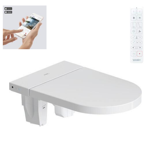 Сиденье для унитаза с функцией биде Duravit SensoWash® Starck F Plus HygieneGlaze шг 378*573 цвет-белый 612000012002320