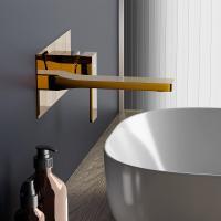 Damixa 530260600 Gala, встраиваемый смеситель для раковины, золото