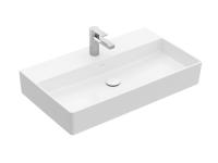 Раковина Villeroy&Boch Memento 2.0 шгв 800*470*135 отверстия для смесителя-1 сквозное 2 промаркированных цвет-альпийский белый 4A228G01