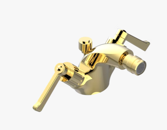 Смеситель для биде THG Hamptons with lever handles цвет-золото светлое G4S F30 3202