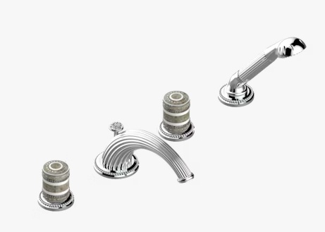 Смеситель для ванны и душа THG Monte Carlo цвет-хром U8C A02 112BG