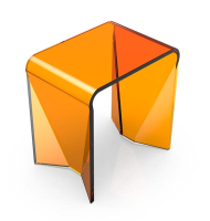 Табурет KNIEF шгв 432*300*442 цвет-Orange Crystal 70301060