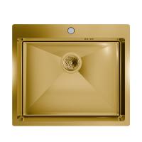 Кухонная мойка FLORACIO Steel F.5951.GD, золото матовое