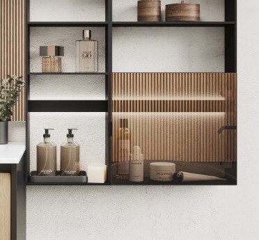 Рейлинг Oasis Line шгв 750*30*44 цвет-черный матовый 0LIN00100300004 L.750