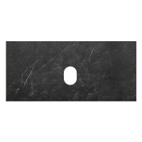 Столешница из керамогранита без отверстия под смеситель 900x460 KEP-90-MNO-W0 Marmo Nero Opaco