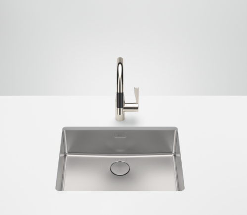 Мойка Dornbracht шгв 590*440*196 отверстия для смесителя-отсутствуют цвет-сталь 38.550.004.86