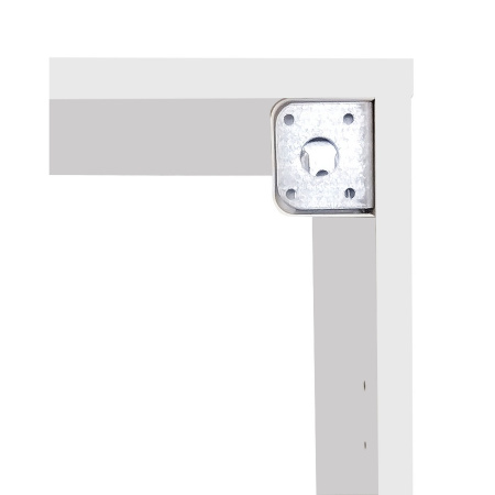 Стеллаж MIXLINE 720*720*330 ЛДСП Белый текстура (4 ячейки,крепеж) (550349)