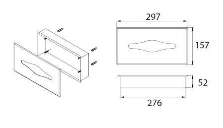 Диспенсер бумажных полотенец Fixsen Hotel, хром (FX-31027)