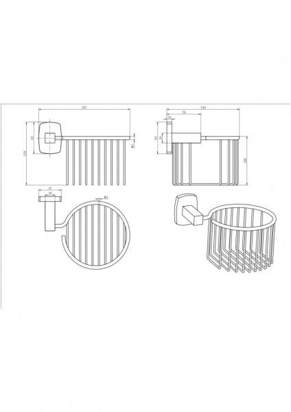Держатель для Освежителя Ceramalux 12617